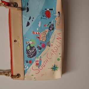 Spartina 449 Greetings from Sea Islands  Crossbody NWT